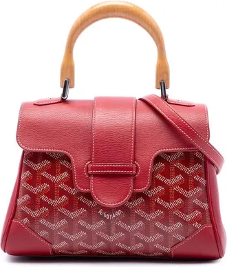 Goyard Pre-owned Goyard Mini Goyardine Saigon Souple Satchel Ladies 8FTP3637W17DQ5TE