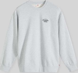 Levi's Regular Fit Sweatshirt mit R&uuml;ckenprint in Hellgrau Melange, Gr&ouml;&szlig;e XXL
