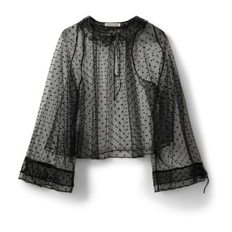 Sofie Schnoor Overhemden, Dames, Zwart, S, Polyester, Marion SW Blouse Lange Mouw