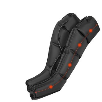 OEM Masajeador De Compresi&oacute;n, Presi&oacute;n Ajustable, M&uacute;ltiples Modos De Masaje, Negro