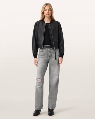 AllSaints Brooklyn Straight Leg Denim Jeans
