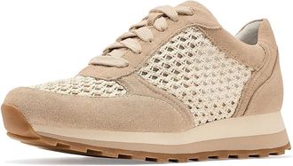 Johnston & Murphy Piper Crochet Lace-Up Womens Shoes Sand : 8.5 M, Leather/Suede/Textile