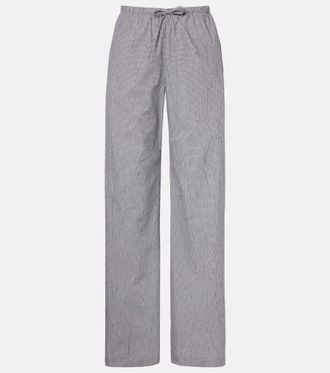 R&oacute;he R&oacute;he Checked cotton-blend pajama pants