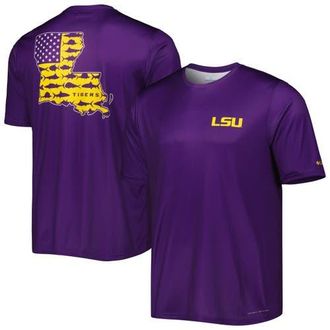 Columbia Mens Columbia Purple LSU Tigers Terminal Tackle Omni-Shade T-Shirt at Nordstrom, Size Xx-Large