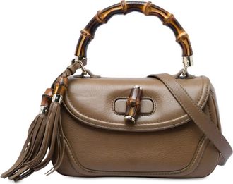 Gucci Pre-owned Gucci Medium Calfskin New Bamboo Satchel Ladies 43ZVGOT4ER83FNWD