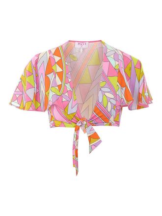 Emilio Pucci Pucci multicolor printed top