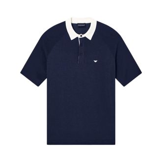 Emporio Armani Pullover - Heren - Polos - Blauw - XL - Tops