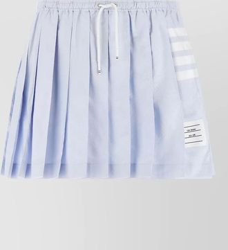 Thom Browne cotton pleated mini skirt