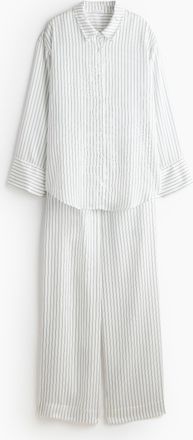 H&M Pyjama aus Lyocell - White