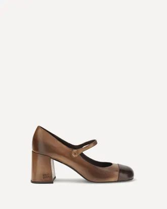 Miu Miu Ballerine Mary Jane in pelle Woman 38.5