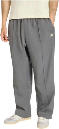 adidas Classic Firebird Trainingsbroek - Heren - Trainingsbroeken - Grijs - L - Polyester - Fitness
