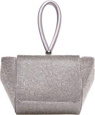 Lady Couture Architectural Rhinestone Evening Bag in Silver at Nordstrom Rack