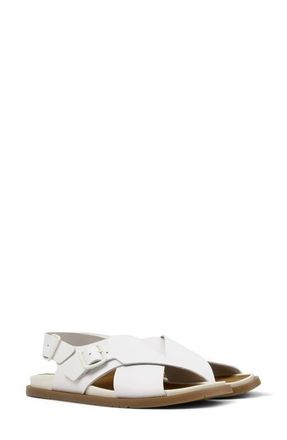 Camper Louise Slingback Sandal in Bright White at Nordstrom, Size 37