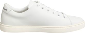 Dolce & Gabbana White Leather Sacred Heart Patch Sneakers Womens Shoes