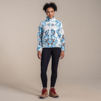 Craghoppers Dames/Dames National Trust Rosemary II Abstract Overhead Fleece Top (Horizon)