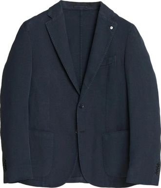 L.B.M. 1911 Jassen - Heren - Blazers - Blauw - 2XL - Katoen - Jassen