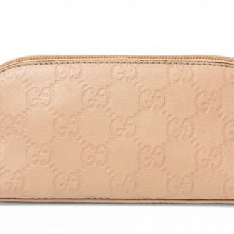 Gucci Beige Brown Pouch (Pre-Owned)