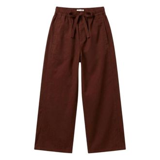 Jcsophie Pantaloni a gamba larga Pompei - - Trousers - Donna - Marrone - M