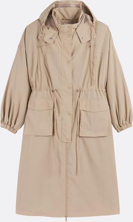 La Redoute Collections Licht windjack, halflang, vaste kap, ritssluiting, tussenseizoen