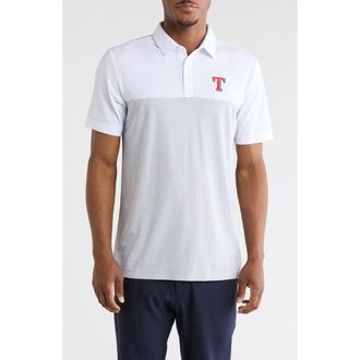 Travis Mathew Texas Rangers Home Run Leader Polo in White/Heather Grey at Nordstrom Rack, Size Xxx-Large