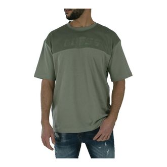 Guess Hombre, Camisetas, Verde, Talla: M
