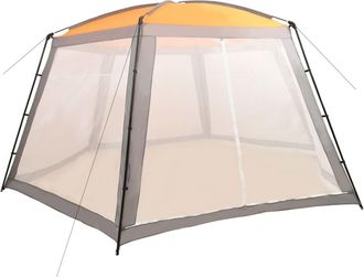 vidaXL Carpa Para Piscina De Tela Gris 660x580x250 Cm Vidaxl