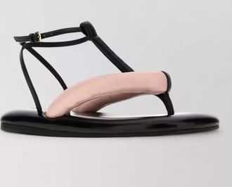 Givenchy leather boudoir thong sandals flat sole