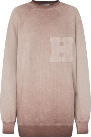 Halfboy Hw 25 Oversized Sweatshirt - Dames - Sweatshirts - Bruin - XS - Katoen - Hoodies & sweatvesten