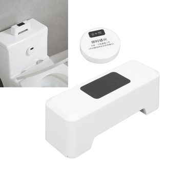 Infinite Grifo De Inodoro Autom&aacute;tico Sin Contacto, Inducci&oacute;n R&aacute;pida (0,25 S), Recargable Por Usb, Infrarrojo, Abs, Recargable, Sin Contacto, 1 Juego Para Uso D