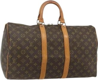 Louis Vuitton Pre-owned Weekend Bags, female, Brown, Size: ONE SIZE Pre-owned Boston Bag