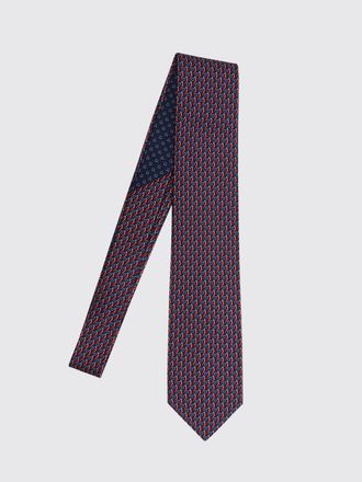 Ferragamo All-Over Gancini Monogram Print Silk Tie
