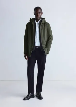 Mango Parka packable imbottita, idrorepellente Thermore verde scuro - Uomo - XXL - MANGO MAN