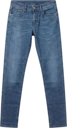 Re-hash Slim-fit Jeans - Heren - Slim Fit Jeans - Blauw - W31 - Leer - Jeans