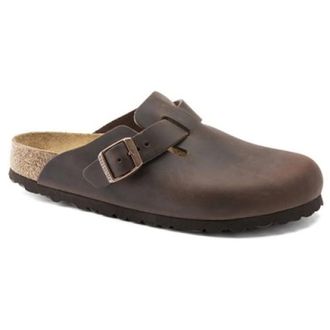 Birkenstock Schoenen, Heren, Bruin, 45 EU, Leer, Boston