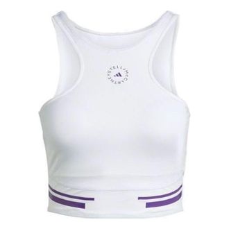 adidas (WMNS) adidas by Stella McCartney TruePace Running Crop Top Asia Sizing White HI6143