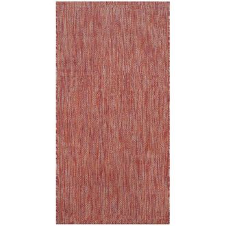 Safavieh Alfombra contempor&aacute;neo de polipropileno rojo, 122 x 170 cm