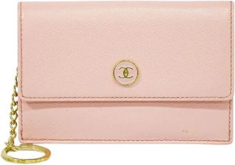 Chanel Pre-owned Wallets, female, Pink, Size: ONE SIZE Pre-owned Vintage Wallet