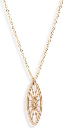 Set & Stones Jones Pendant Necklace in Gold at Nordstrom