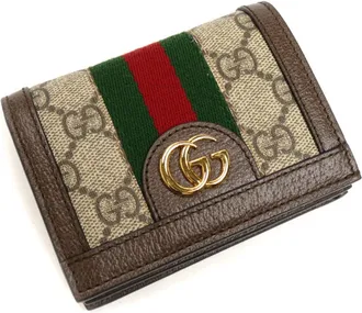 Gucci Beige Gg Supreme Canvas Wallet (Bi-Fold) (Pre-Owned)