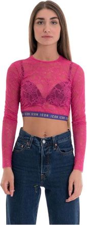 Dsquared2 Tops, Dames, Roze, M, W Long Sleeves Top