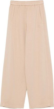 Forte_Forte Diagonal Cotton Fleece Twisted Pants