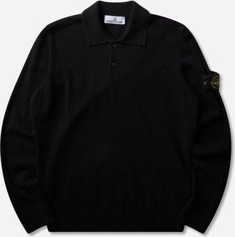 Stone Island Men s RWS Geelong Wool Polo Black