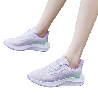 Generic Womens Arch Support Running Trainers Womens Wide Fit Plantar Fasciitis Sneakers Womens Mesh Breathable Thin Sports Shoes Breathable Light Running Shoe