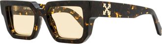 Off-white Unisex Geometric Silverstone Sunglasses OERI146 6062 Havana 52mm