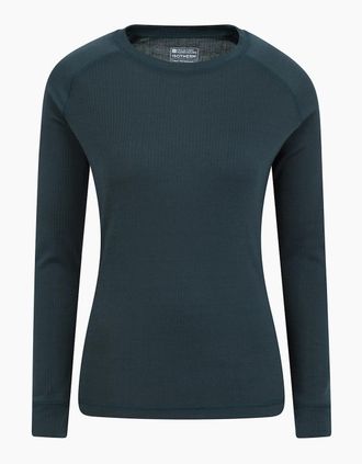 Mountain Warehouse Womens Mountain Warehouse Womens/Ladies Talus Long-Sleeved Top - Green - Size: 10