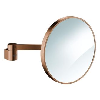 GROHE Espejo De Aumento Grohe Selection Con Aumento De 7x, Oro Rosa Brillante Cepillado