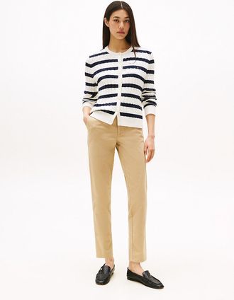 Tommy Hilfiger Womens Slim Fit Chino - Beige - 00