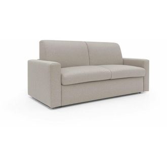Divani.Store Kansas Divano letto matrimoniale H20 impermeabile 192 cm panna panna