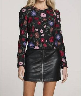 Saltwater Luxe Cobain Long Sleeve Top In Black
