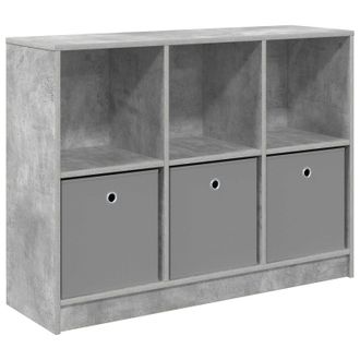 vidaXL Aparador Con Caj&oacute;n Gris Concreto 102 X 32 X 73,5 Cm Vidaxl